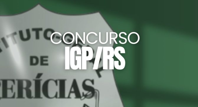 NOVIDADE! CONCURSO IGP/RS